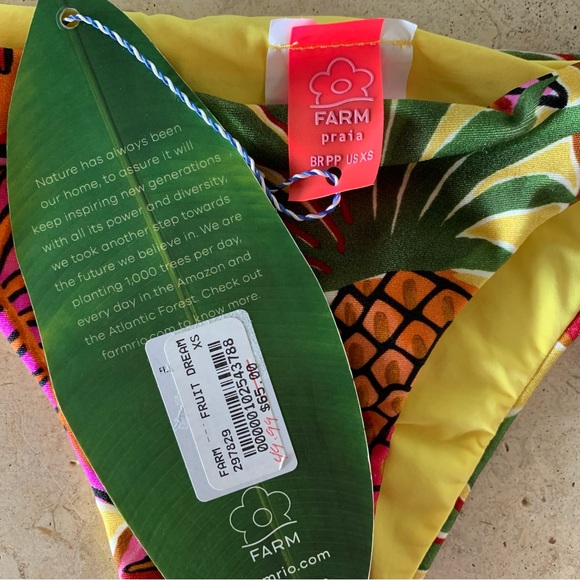 FARM RIO Fruit Dream Brazilian Bikini Bottoms (NWT) - Picture 12 of 12